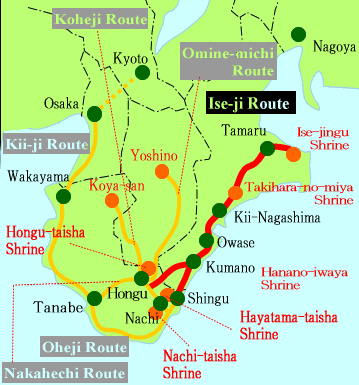 variety of Kumano Kodo