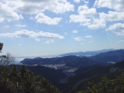 View from the summit of pass