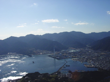 A View from the summit of Mt.Tengura